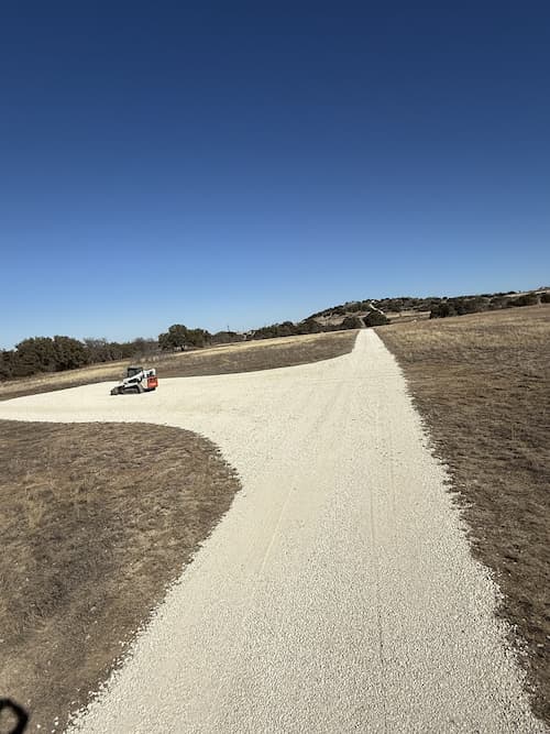 Bar D concrete and dirt work project in Erath County, Texas