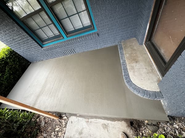 Bar D concrete and dirt work project in Erath County, Texas