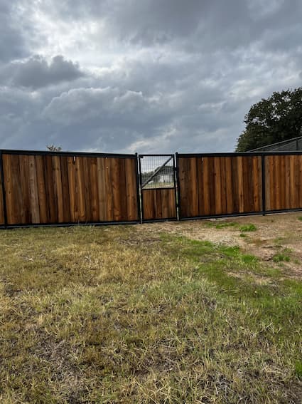 Bar D fencing project in Erath County, Texas