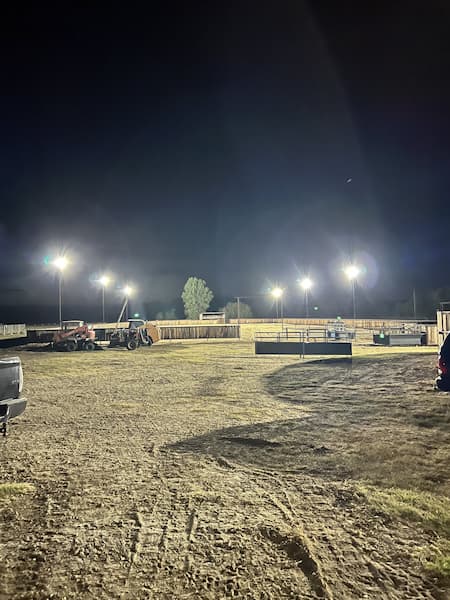 Bar D fencing project in Erath County, Texas
