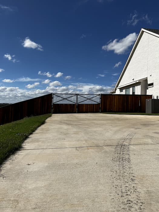 Bar D fencing project in Erath County, Texas