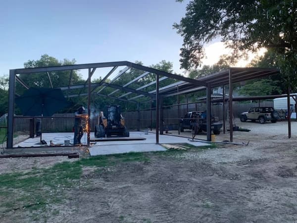 On site welding and steel fabrication work